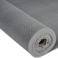 OVYEOFR 3 X 10 ft Non-Slip Hollow Mesh Drainage Mat , PVC Floor Mat for Bathroom Kitchen Restaurant Garage Hotel Winter Wet Area, Grey