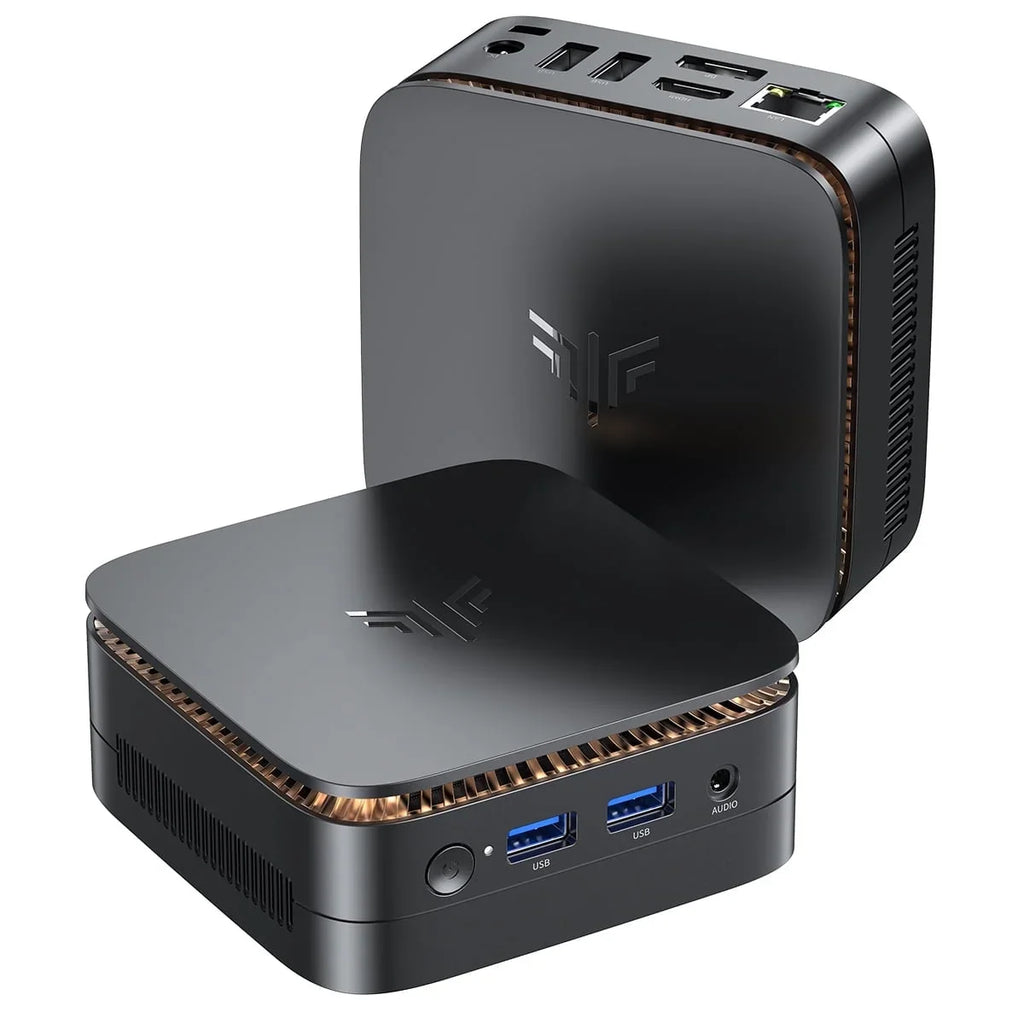 NIPOGI E1 Mini Business Desktop Computer, Intel n97, 16GB RAM, 1TB SSD, 1TB HD, Win11 Pro