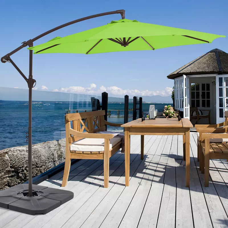 Hyleory Adjustable Octagonal Cantilever Patio Umbrella - Ultimate Shade Solution
