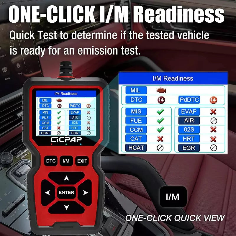 Belatt Car OBD2 Scanner Diagnostic Tool, Comprehensive Car Code Reader, Engine Fault Scanner CAN Diagnostic Scan Tool for All Vehicles after 1996