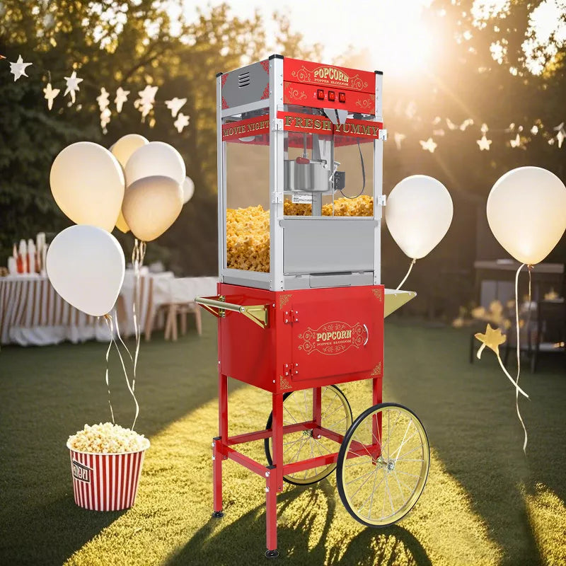 20 oz. popcorn maker with wheels