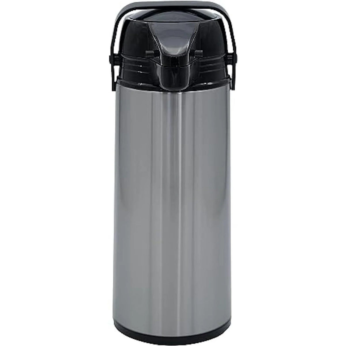 74 Oz Airpot Coffee Dispenser with Pump, Insulated Thermal Coffee Carafe - Stainless Steel Hot Beverage Dispenser - Thermos Urn for Hot/Cold Water, Drink Dispenser for Parties (Stainless Steel)