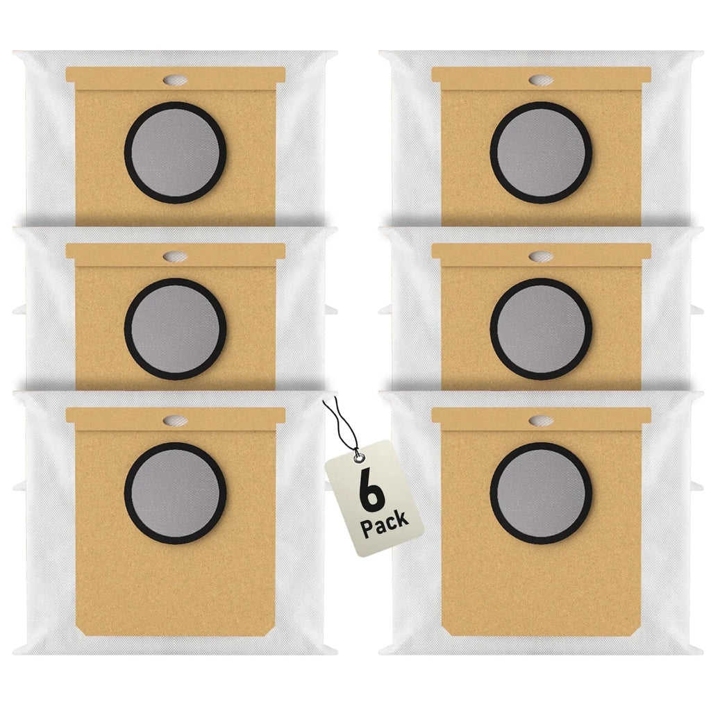 6 Pack Replacement Dust Bags for Eufy L50, L60 Series with Self Empty Station Vacuum Dust Bags 2.5L