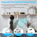 Sentryse Small Clip on Fan, Mini Bedside Desk Fan, USB Plug, with Sturdy Clamp,White