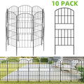 BSHAPPLUS Garden Fence 10 Pack ,36in (H) x 11ft (L) Metal Fence,Rustproof Decorative Fence,Animal Wire Fence,Wrought Iron Fence, Outdoor Picket Fencing No-Dig for Yard, Lawn and Patio Borders