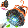 Camping Tent Fan with LED Lantern, Camp Fan Rechargeable, 5200mAh Battery Hanging 360 Adjustment Power Bank Fan with Remote Control for Camping Fishing Outdoor Use