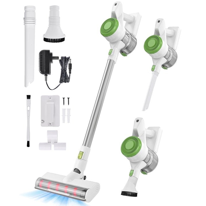 CareVac Cordless Stick Vacuum Cleaner Lightweight For Carpet Pet Hair
