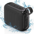 FanFun Portable Bluetooth Speaker, Mini Wireless Speaker 10W Power Subwoofer, Outdoor Waterproof Speaker with Stereo Bass, 6-8 H Playtime, Party Speaker for Home, Travel, Hiking, L3-Black