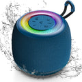 FanFun Portable Speakers, Bluetooth 5.3 Party Speakers with Stereo Sound, Double Pairing Outdoor Speaker with LED Light for Party, Home Theater, Game Theater (Blue)