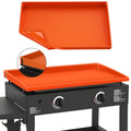 Fixdono 36 Griddle Mat Silicone for Blackstone, Magnetic Protective Cover Mats Blackstone Griddle Orange