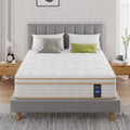 Full Mattress, 10 Inch Memory Foam Hybrid Mattress in a Box, Pocket Spring Mattress, Medium Firm, Motion Isolation, Pressure Relief, CertiPUR-US