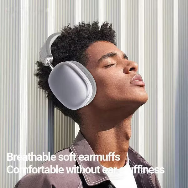 Wireless Bluetooth Headphones 5.1,40 Hrs Playtime Wireless Over-Ear Headphones,4 Mics ENC Noise Cancelling for Clear Calls