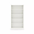 Lirago,6-Tier Wooden Open Bookshelf - Sturdy Particleboard & Melamine Saving Storage for Living Room, Office & Bedroom