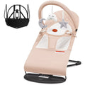 HKAI Baby Rocker Chair with 3 Modes, Rocker and Stationary Options, Infant Chair with Hanging Toys, Baby Bouncer