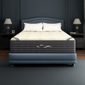 Swedrea Hybrid Mattress Medium Gel Memory Cashmere Wool in White
