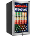 Denjol Beverage Refrigerator Mini Fridge -Beverage 130 Can Storage, Frost-Free Cooling
