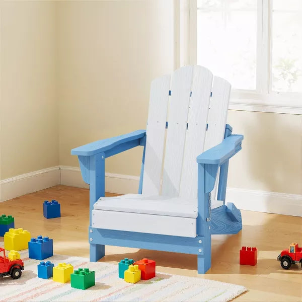 Hyleory Kids' Outdoor Adirondack Chair - Durable HDPE Kids' Patio Chair