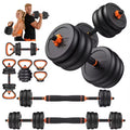 FLYBIRD Adjustable Dumbbells,70lbs Free Weight Set with Connector,5 in1 Dumbbells Set as Barbell,Kettlebell,Push up Stand,Weight Plate