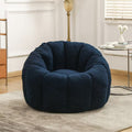 Cozy Bean Bag Sofa with Armrests Stuffed High-Density Foam, Lazy Sofa Comfy Barrel-Style Plush Accent Lounge Chair for Adults in Bedroom Reading