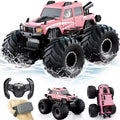 TITQWOP Waterproof Monster Truck Toys RC Cars 1:16 Amphibious Remote Control Car Trucks 4WD 2.4GHz All Terrain Off-Road Pickup Toy for Kids Gifts