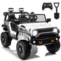 JOYRACER 24V 4WD 4-Wheeler Ride-On Truck Toys, 2-Seater Kids Electric Car w/ Remote, 7AH Battery, Spring Suspension, Bluetooth, Gift for Boys & Girls