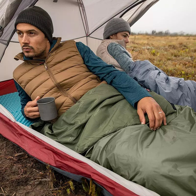 Naturehike Envelope Cotton Sleeping Bag for Adults and Kids 3-4 Season Lightweight Waterproof Camping Sleeping Equipment