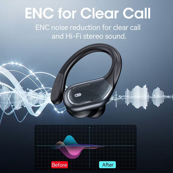 VEAT00L Wireless Earbud, 80Hrs Bluetooth 5.3 Headphones IP7 Waterproof for Sport, Running Wireless Earphones