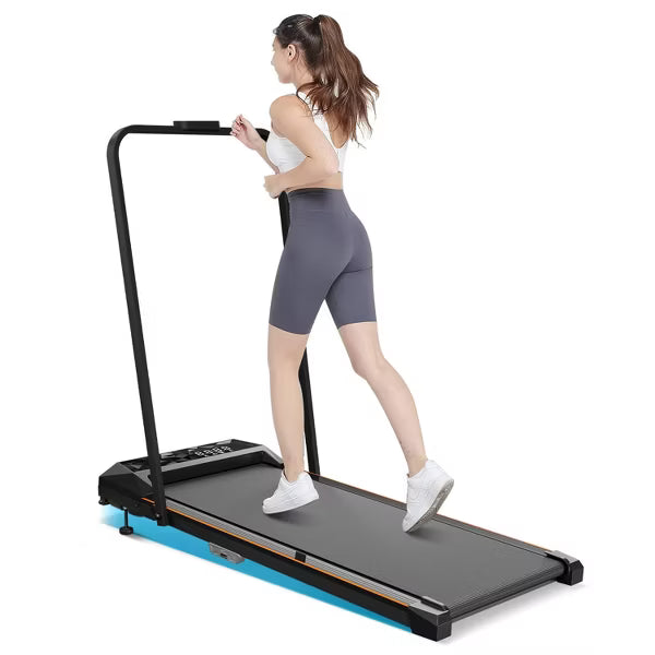 KERDOM Walking Pad with Incline, Under Desk Treadmill, Portable Treadmills for Home Office, 4 in 1 Walking Running Machine Manual Incline