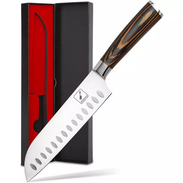 imarku Chef Knife - Pro Kitchen Knife 8 Inch Chef's Knives Japanese SUS440A Stainless Steel Sharp Paring Knife with Ergonomic Handle