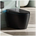 KOLIGEY Black Smart Toilet with Bidet, Auto Open/Close Lid, Heated Seat, Warm Wash&Dryer