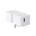 ELEGRP USB Wall Outlet Extender,with Two USB A Ports 21W, Electrical Outlet Extender Wall Tap for Travel, Home and Office