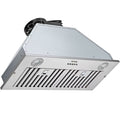 Built-In 30“ Stainless Steel Range Hood, 800CFM 3-Speed Insert Kitchen Vent with Push Button Control LED Baffle Filters, Ducted/Ductless Convertible