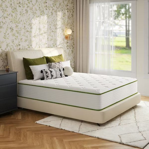 Swedrea Hybrid Mattress Medium Anti Static Cooling Gel Memory Foam Antisensitivity in White