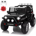 JOYRACER 24V 2-Seater Ride-On Truck for Kids, 4x200W Motors, Electric Toys Car w/ 4 Wheels Spring Suspension, LED, 3 Speeds, Bluetooth Music