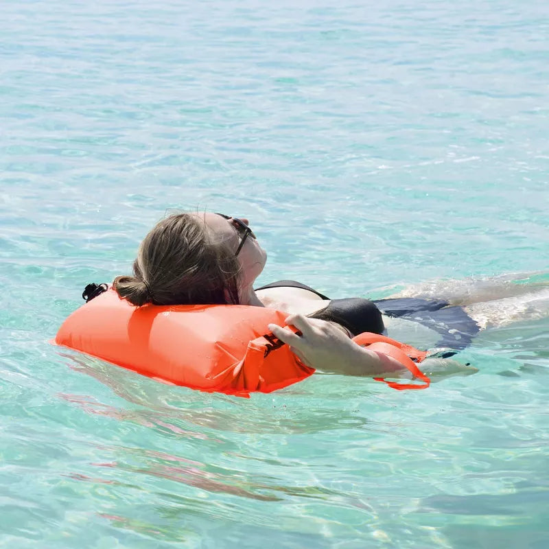 Naturehike 28L Dry Bag High Visible Safety Swim Buoy - Ultralight Dry Bag for Open Water Swimming Kayaking Snorkeling Diving Fishing