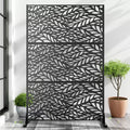 PexFix Modern Outdoor Screen Privacy Screen in Leaf Patterns Wall Decal