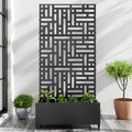 PexFix Outdoor Metal Trellis with Planter Box