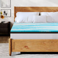 Dyonery Extra Firm 3-Inch Mattress Topper, Gel Memory Foam & High-Density Foam, Pain-Relieving Comfort, CertiPUR-US Certified