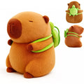 Cute Capybara Plush Kawaii Soft Capybara Plush Doll Pillow with Bread Capybara Stuffed Aniamls Toys for Girls Kids Adults Birthdays Valentines Gift 9"