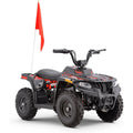 Hoverheart Electric ATV, 36V Kids Dirt Quad Bike with 500W Motor, Long Range 8 10 Miles, Electric 4 Wheeler with Parent Speed Control, Dual Suspensions for Boys Girls Off-Road and Race (RED)