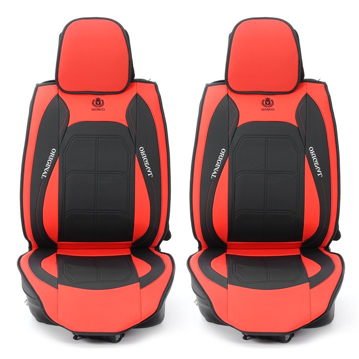 Leather Seat Covers, Seat Covers Full Set, Car Seat Protectors 5 Seats, Driver Seat Covers Fit for Most Cars Trucks SUV