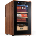 NEEDONE 48L 300 Counts Electric Cigar Humidor ,Cooling and Heating Temperature Control ,With Spanish Cedar Wood Shelves & Hygrometer,Father's Day Gift for Men