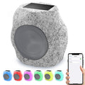 Outdoor Rock Speaker, Outdoor Speaker Bluetooth, Solar Charging, All Weather Use, Great for Pool, Garden, Patio