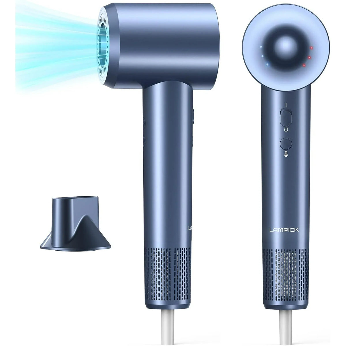 Professional High Speed Hair Dryer with 150,000 RPM Motor for Fast Drying,5 Temps,3 Speeds