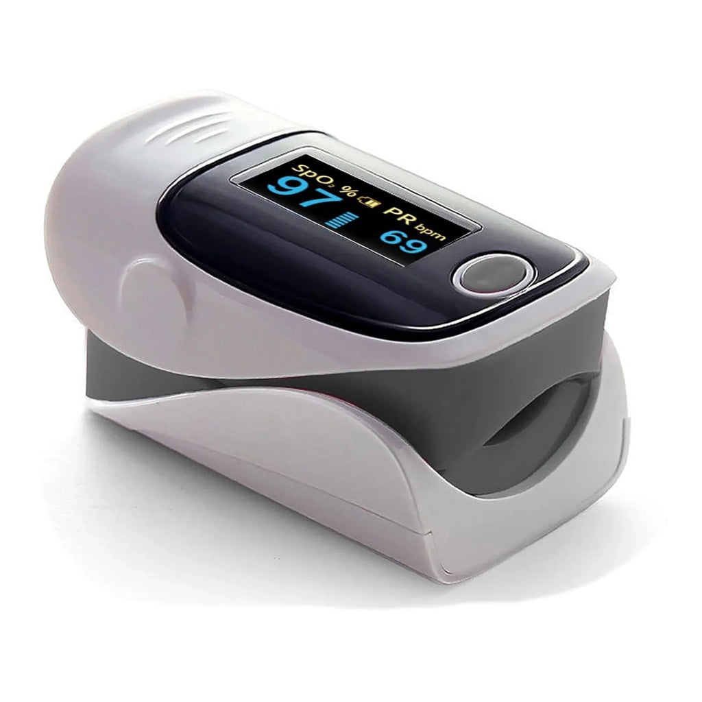 SUWU Finger Pulse Oximeter Pulse Blood Oxygen Monitor 4 Color Screen Display For Sports Use,Black
