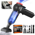 Saker Cordless Handheld Vacuum, 6 in 1 Multifunctional Vacuum with 120W/20000PA Brushless Motor, Window Breaker  Seatbelt Cutter for Car, Home, Office