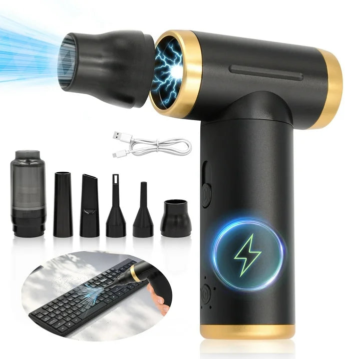 Sentryse Compressed Air Duster, 200000RPM Electric Cordless Air Duster for Computer Keyboard