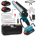 Tidymend Mini Chainsaw 8 inch  6 inch Cordless Chainsaw with Battery and Charger, Lightweight Electric Chain Saw for Trees Branches Trimming Wood Cutting
