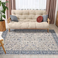 YEERSWAG 8x10 Area Rugs for Living Room Bedroom Machine Washable Stain Resistant Non-Shed Carpet with Non Slip Backing,Vintage Rug for Dining Room