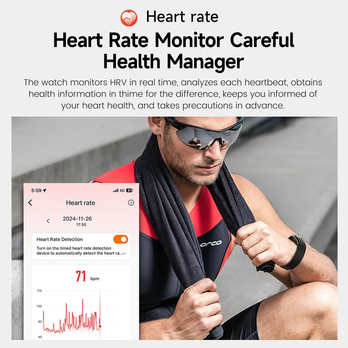Smart Health Wristband, Wearable Activity Fitness Tracker, 120+ Sports Modes, All Day Continuous Monitoring, Heart Rate Tracking, Improve Sleep, Stress, Wellness, 2 Pack Bands, with Free APP